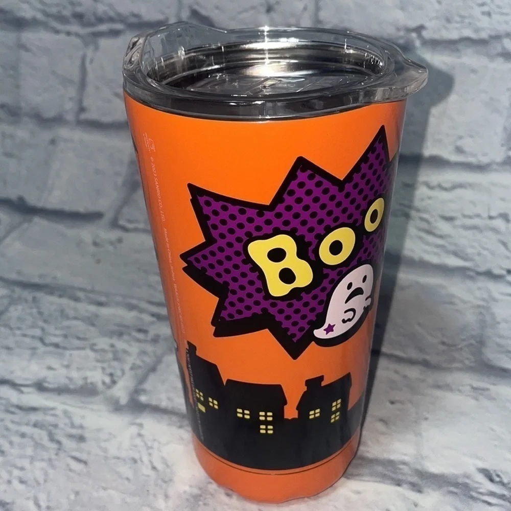 Hello Kitty Sanrio Spooky Mummy Ghost Bats Stainless Steel Halloween Tumbler